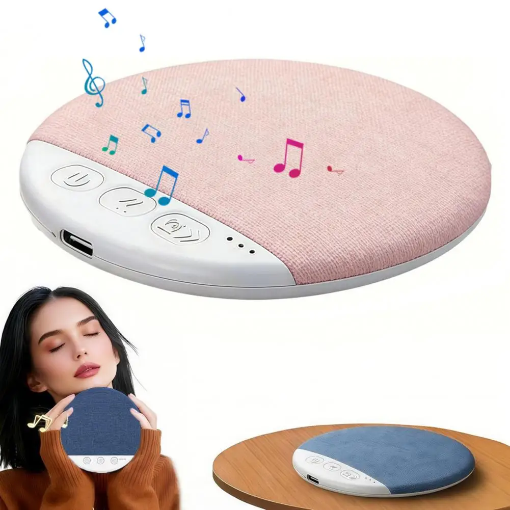 Flat Under-Pillow Speaker with White Noise Sound Volume Control Auto-Off Timer Wireless Sleeping BluetoothSpeaker Pillow Speaker