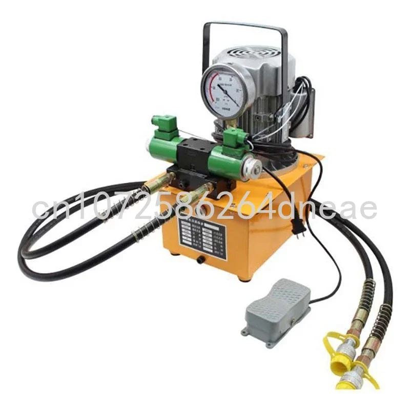 High Pressure Double Action Electric Hydraulic Pump with Electron Magnetic Valve with Pedal