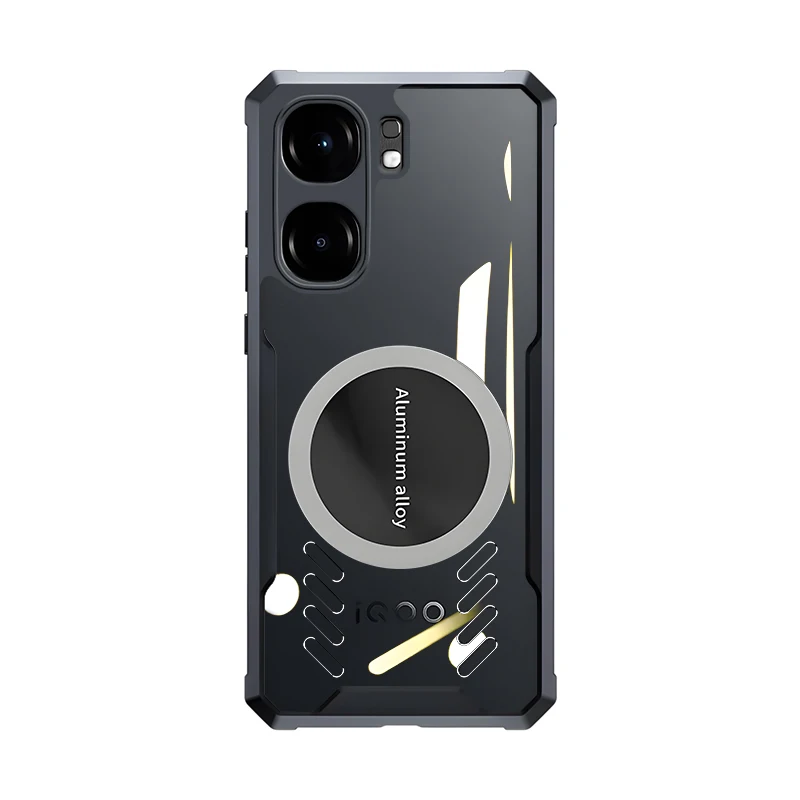 Cooling Heat Dissipation Acrylic Case for VIVO IQOO NEO 9S 9 Pro Plus Pro+ 5G Case Shockproof Transparent Cover Camera Protector