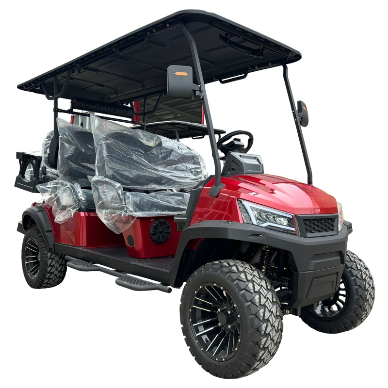 Europe And America Newly Designed 2/4/6/8/10/12 Seat 60/72V Club Sightseeing Car Off-road Hunting Cart Electric Golf Cart