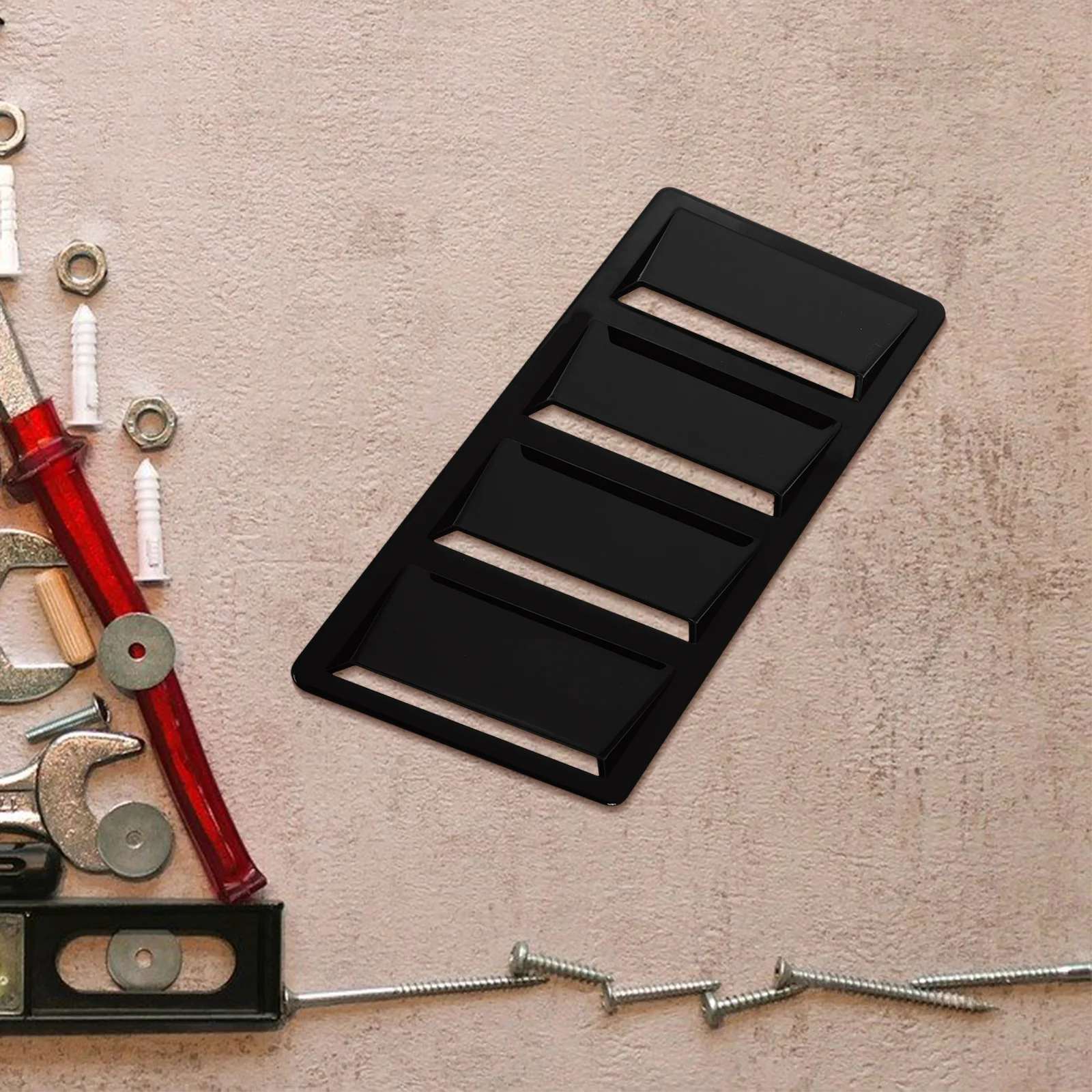 

2Pcs Realistic Shark Gill Decoration ABS Car Hood Vent Trim Cover Easy Install Universal Exterior Upgrade