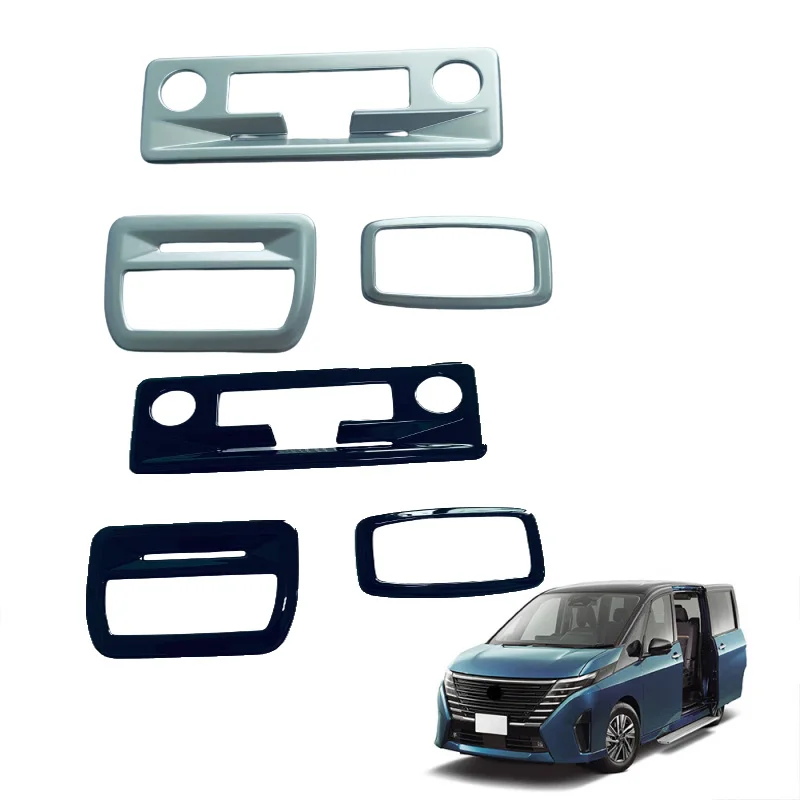 

3d Sticker For Nissan Serena C28 2023 2024 Abs Piano Rear Reading Lights Trim Light Decorative Frame Interior Accessories