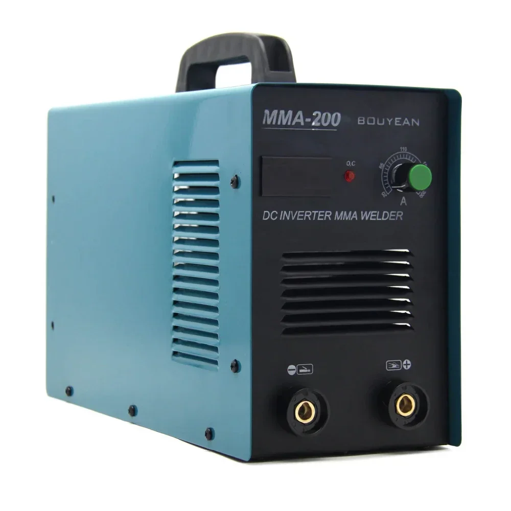 MMA200 Handheld Arc Welding Machine Digital Display Inverter IGBT DC Anti-sticking Anti-Electric Shock 220V DIY Welding Tool