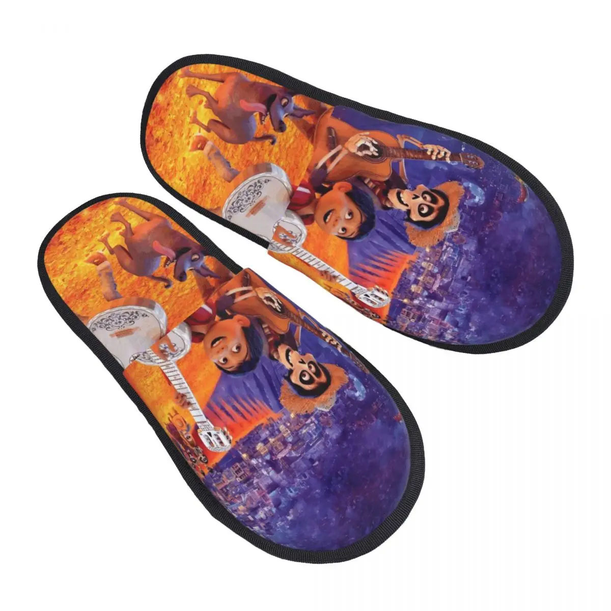 

Изготовленные на заказ домашние тапочки из мягкой пены с эффектом памяти Coco, женские комедийные анимационные уютные теплые нескользящие тапочки