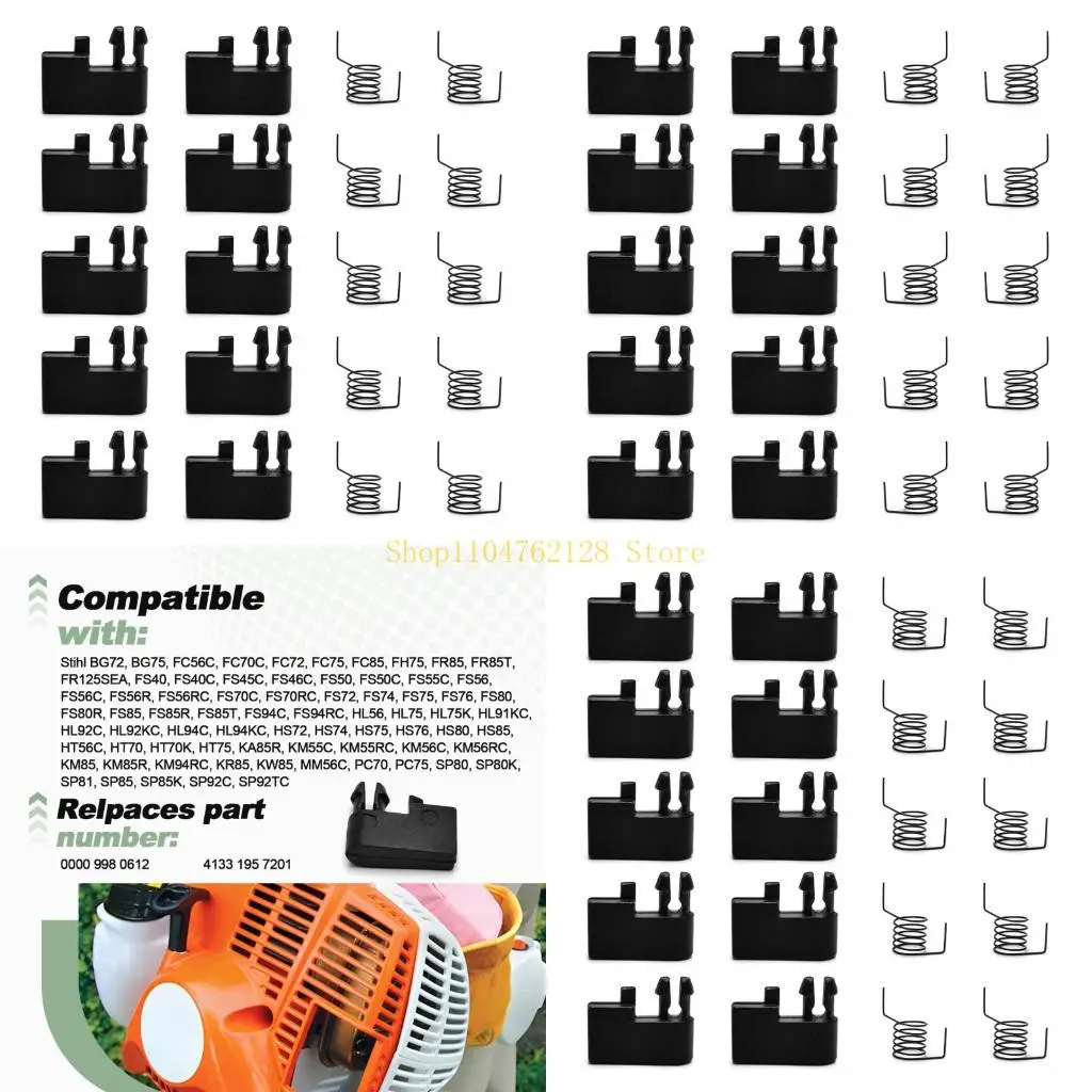 

10Pcs Lawn Mower Recoil Mechanism Repair With Pawls And Springs 41331957201 best sale