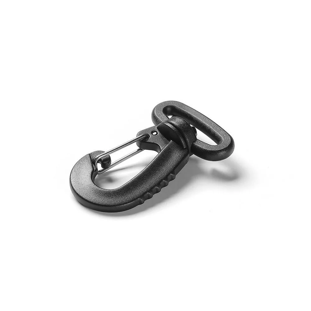 5/10pcs Plastic Swivel Snap Hook 25mm Black Rotating Hook Buckle Strap Keychain DIY Buckle for Material Suction Machine