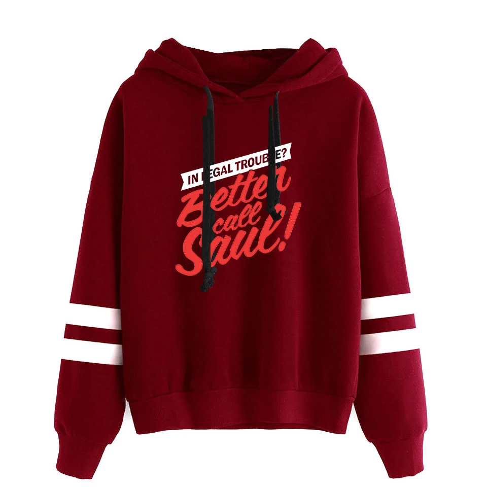 Sudadera con capucha de la serie de Tv Better Call Saul para hombre y mujer, ropa de estilo informal con mangas paralelas, sin bolsillos