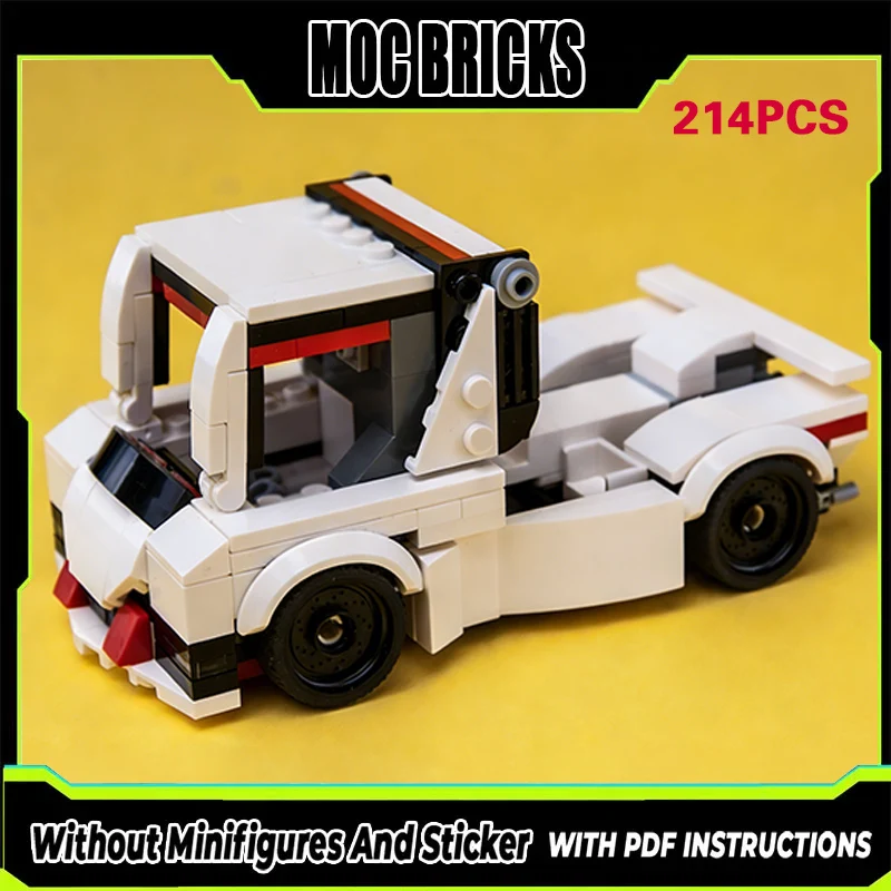 

City Car Model MOC Building Bricks Heavy-Duty Racing Truck Modular Technology Gifts Holiday Assemble Children Toys Suit