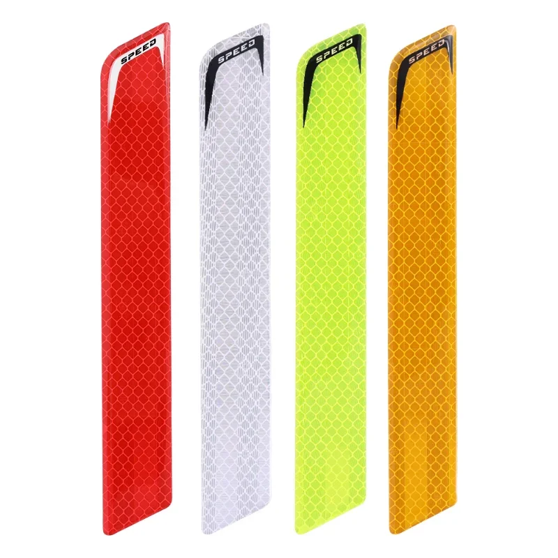 

2PCS Universal Car Rear Bumper Anti-Collision Strip, Night Safety Reflective Decorative Stickers, Waterproof for Auto Truck SUV