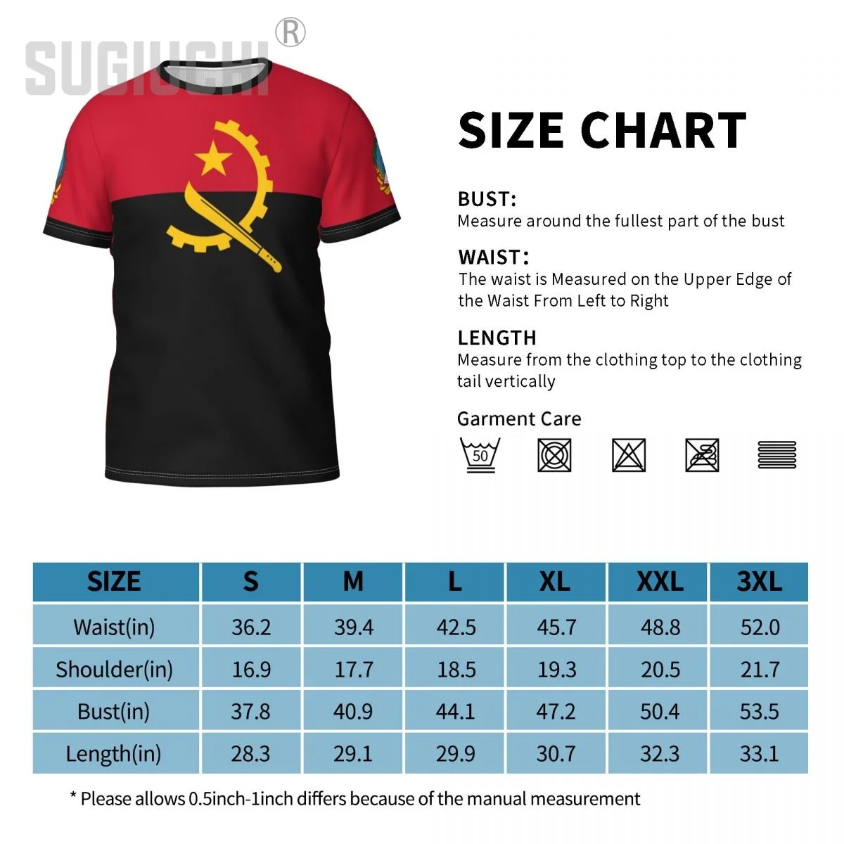 Custom Name Number Angola Flag Emblem 3D T-shirts For Men Women Tees jersey team Clothes Soccer Football Fans Gift T shirt