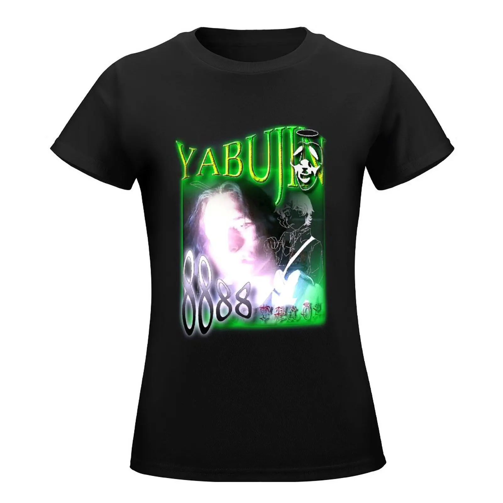 yabujin 8888 original T-Shirt tees summer top female vintage clothes Woman clothes