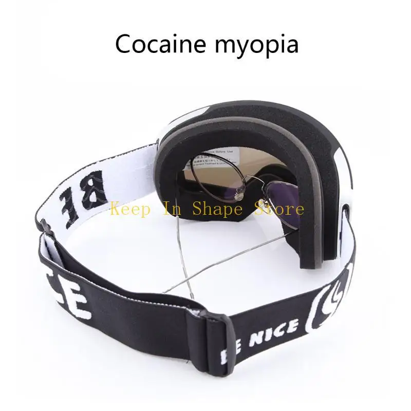 U1JC Ski Goggles Snowboard Winter Snow Lens Double Layers Anti-fog Skiing Glasses UV for Protection Skating Eyewear