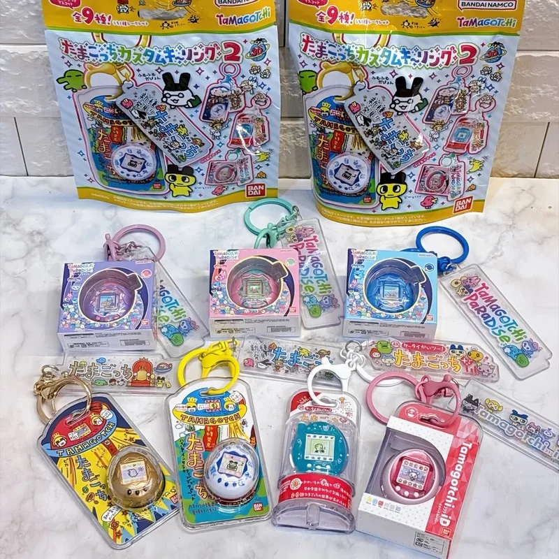 Bandai Tamagotchi Electronic Pet Keychain Cartoon Pendant Bag Hanging Decor Collectible Toy For Adult Fans