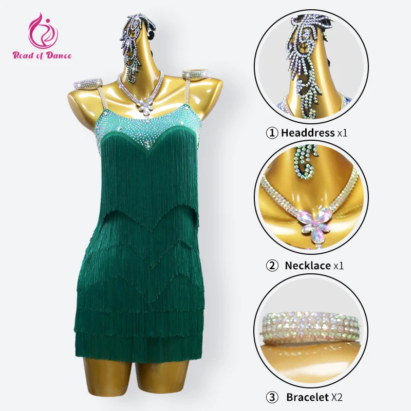 2025 Latijns-Amerikaanse vrouwenjurk meisjesfeesten pak dansoutfits oefenkleding nieuwe samba kostuum sexy sportwedstrijd rok