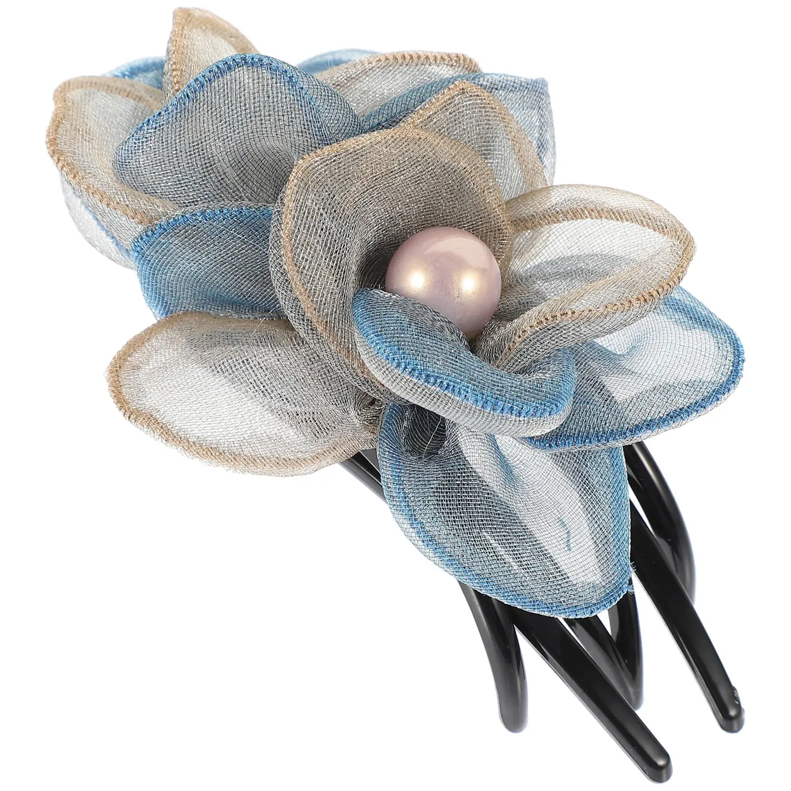 

Silk Yarn Duck Billed Clips Elegant Hair Accessories Women Styling Sectioning Flat Claw Decorative Hairpins Hair Care Modeling