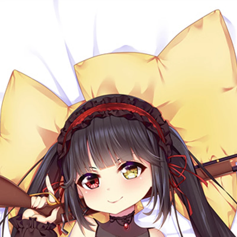New Pattern Dakimakura Anime Kurumi Tokisaki Double-sided Print Life-size Body Pillow Cover Bedding Gifts