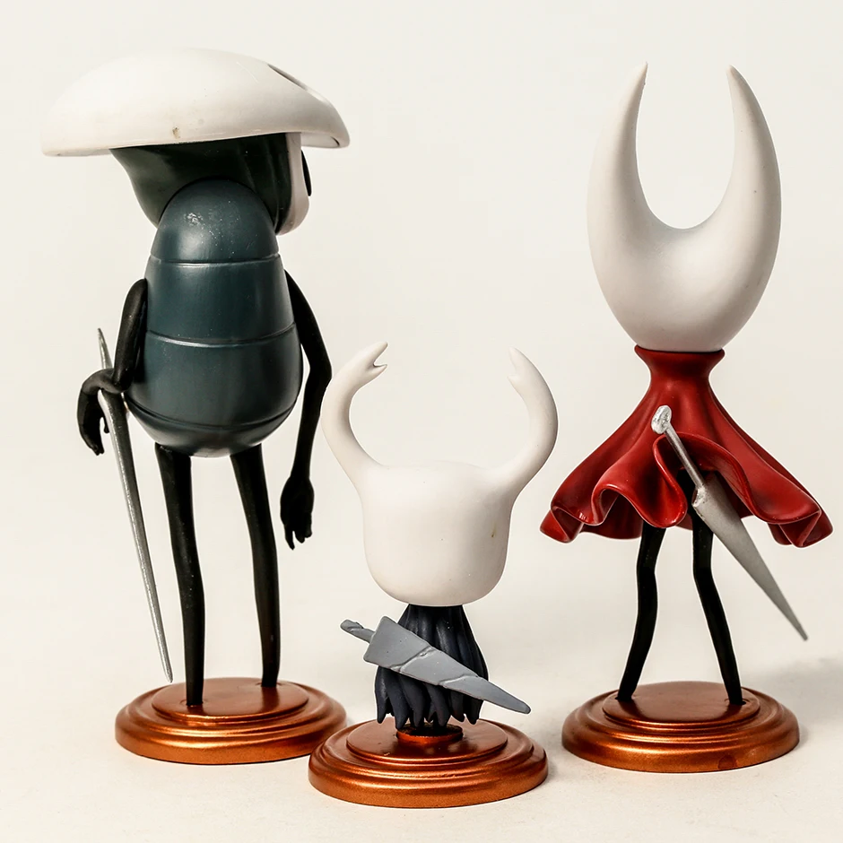 Hollow Knight Silksong Hornet Quirrel Decorations Figure Dolls Toys Collection Gift 3pcs/set