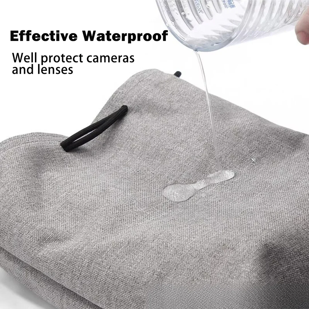 Mirrorless Camera Storage Bag Drawstring Waterproof Photo Lens Bag Case For Canon 5D Nikon D750 Sony Fuji Pentax SLR Accessories