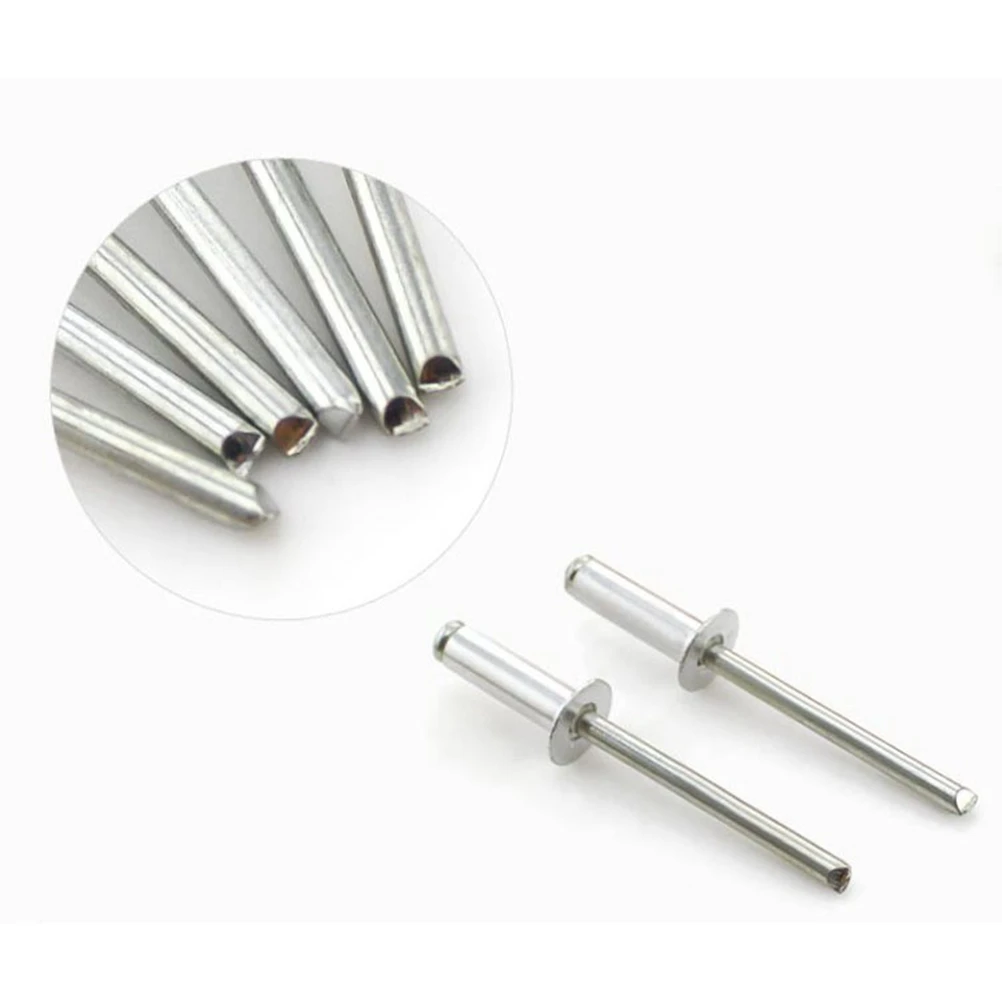 

20 pcs 4Mm Aluminum Rivets Corrosion Resistant Strong Rustproof For Outdoor Indoor Use Fits Air Hand Riveters Rivet Tool