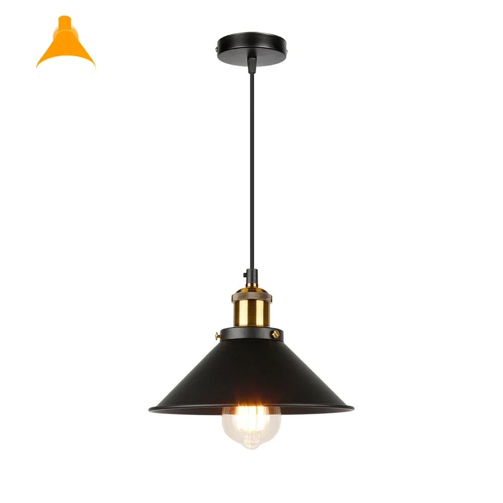 

Industrial Vintage Semi Flush Mount Ceiling Light Home Decor Pendant Lamp Metal Lamp Fixture Creative Rustic Village Style Light