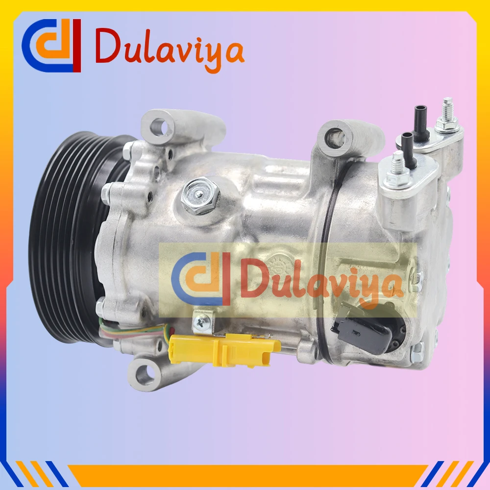 

Car SD6C12 AC Compressor For Peugeot 207 CC 1.6 2008 9822826880 9651910980 9659875780 9670318880 9671216280 9678656080 6453wl