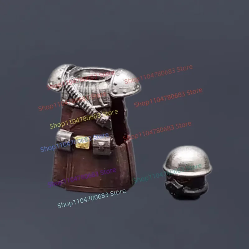 MOC Building Blocks Mini Figure Military Coat Helmet Assembly Model Ornament Anime Game Character Toy Holiday Gift Collection