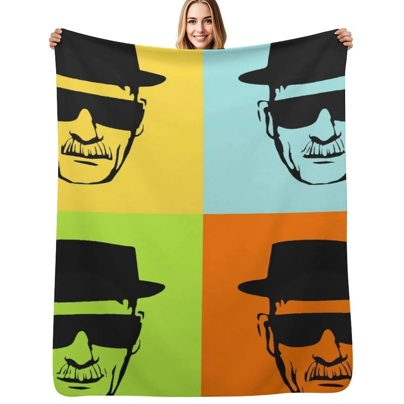 

Heisenberg | 4 Colours Throw Blanket Cozy Throw Blanket Birthday Gift for Him Her