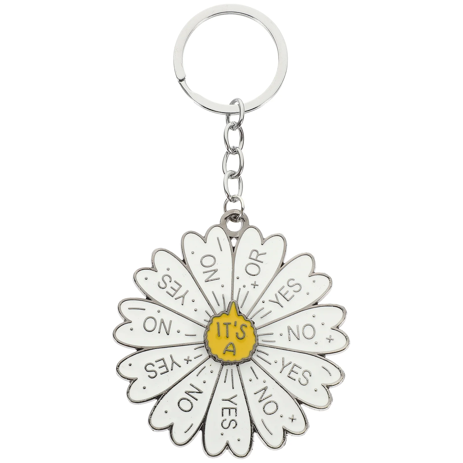 Keychain Decor Decision Roulette The Gift Rings Handbag Pendant Charm Zinc Alloy Work