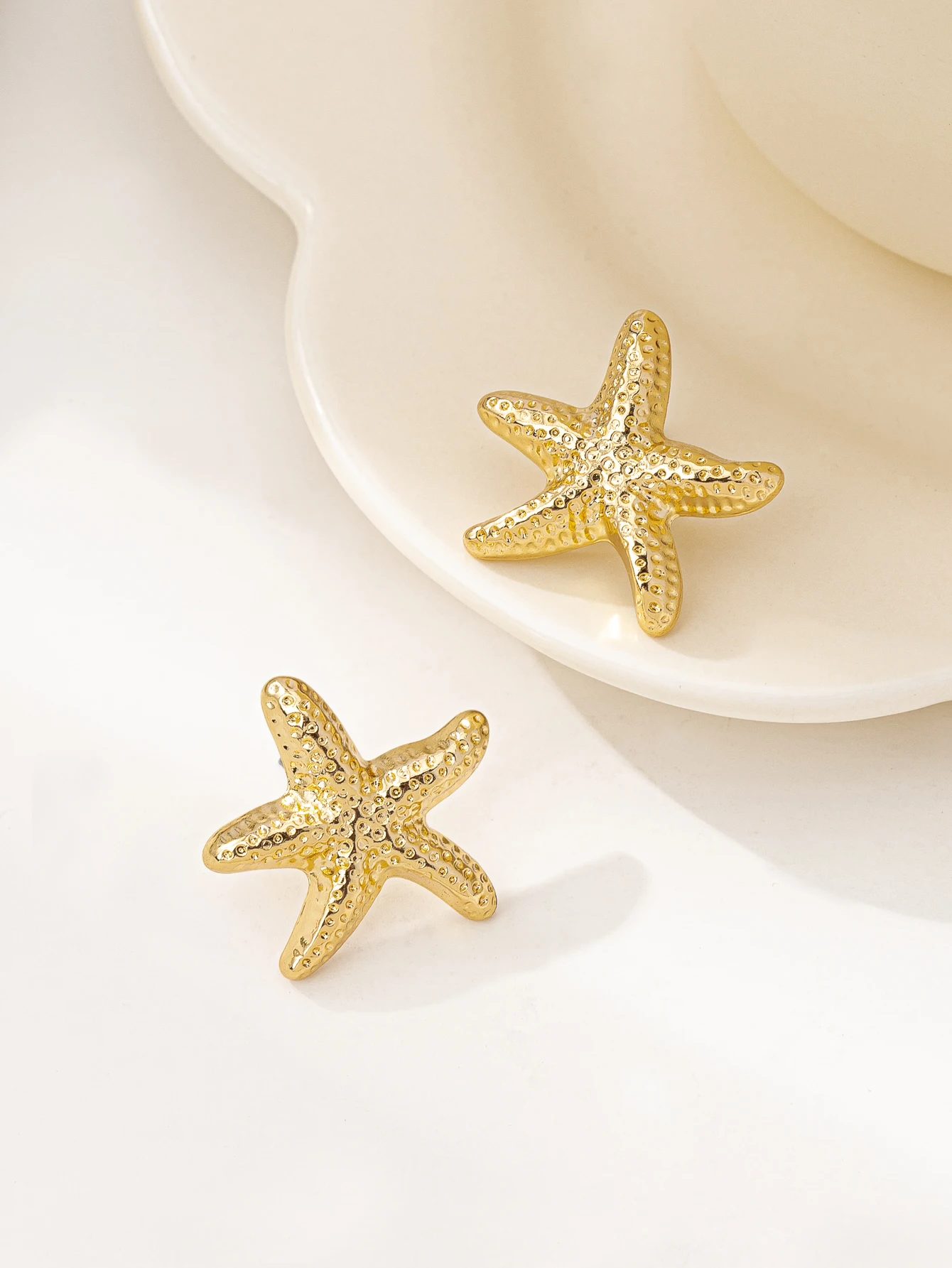 1 Pair Geometric fashion Temperament casual Starfish Stud Earrings