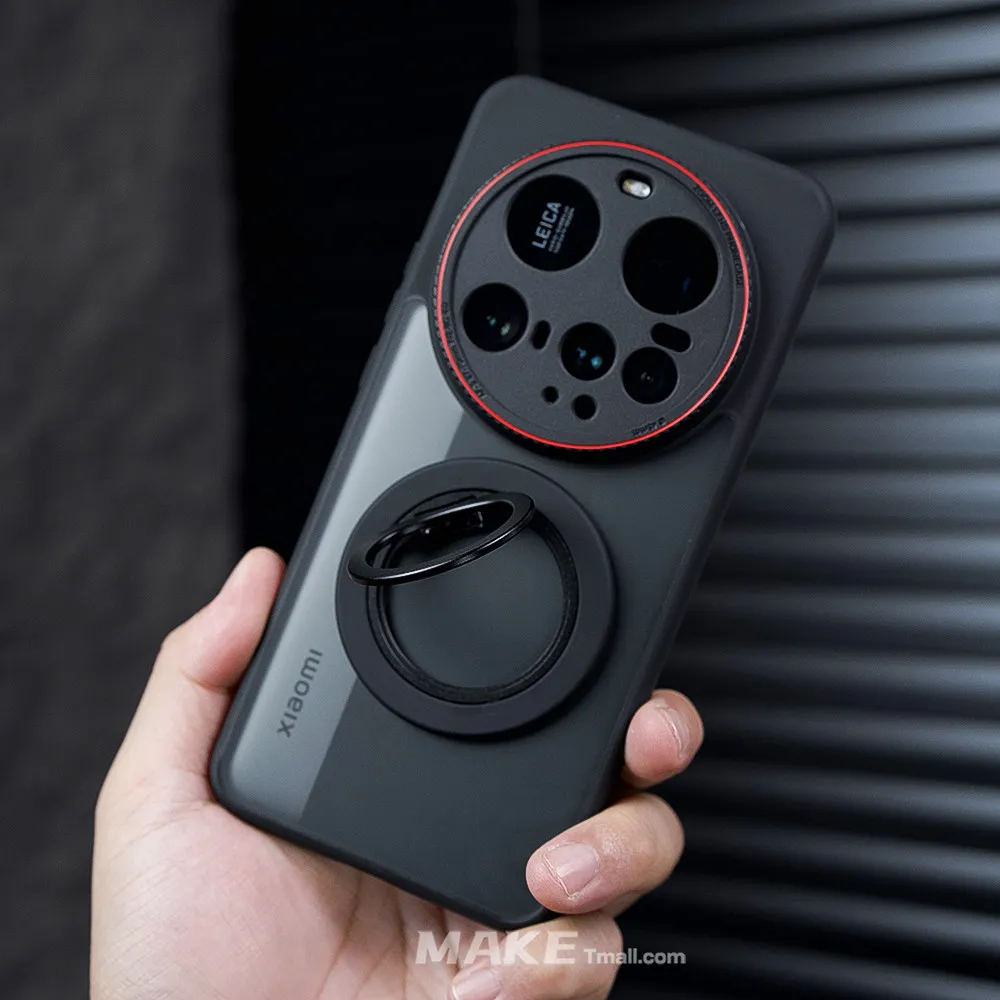 Etui na Xiaomi 17 Ultra 15 Ultra Luksusowe Matowe z Magnetyczną Podstawką i Magnetycznym Panelem Tylnym Kompatybilne z Bezprzewodowym Ładowaniem Magsafe, Ochronny Bumper Funda — zdjęcie produktu 5