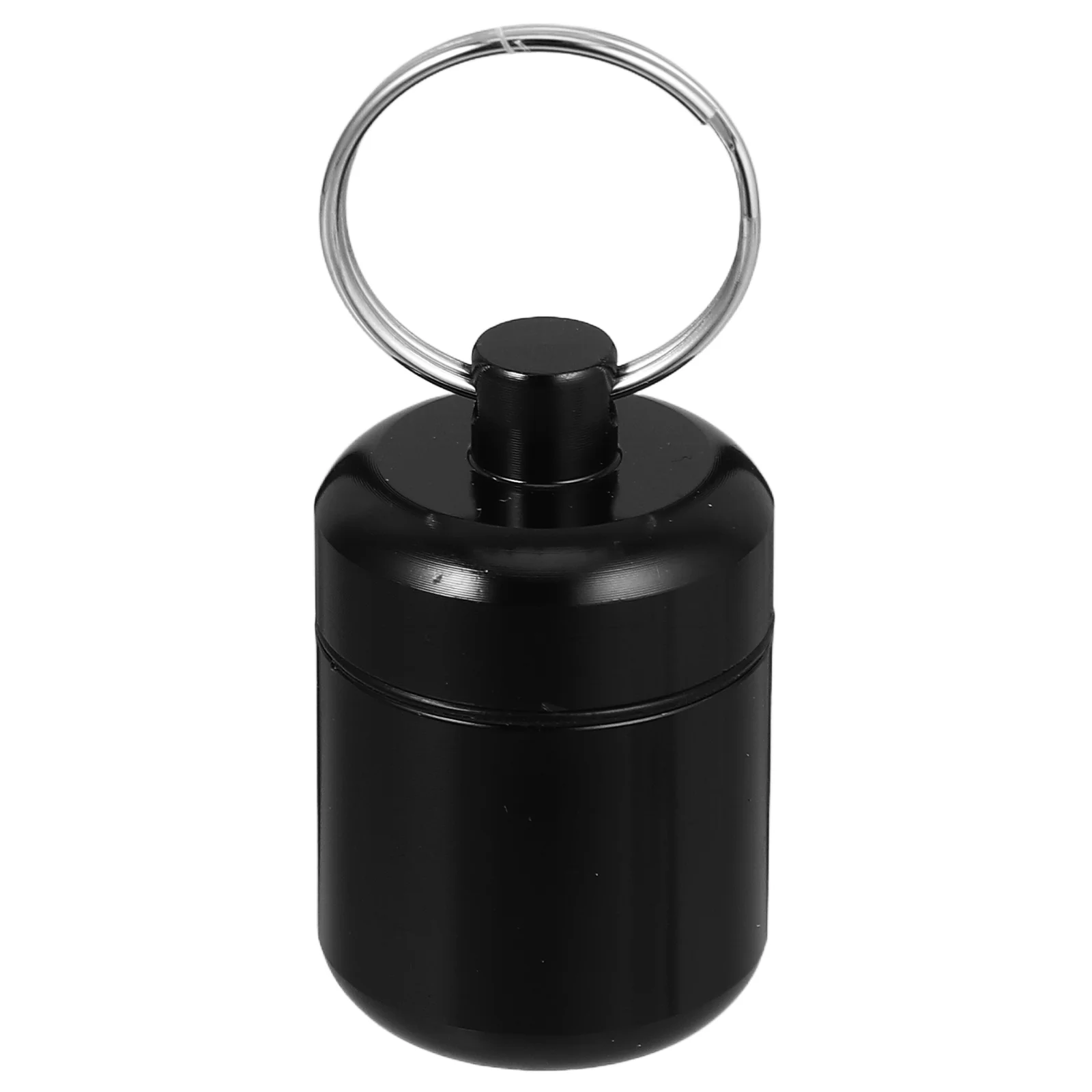 Earbud Box Waterproof Carrying Case Hard Organizer Earplug with Keychain Fob Container Portable Metal Storage