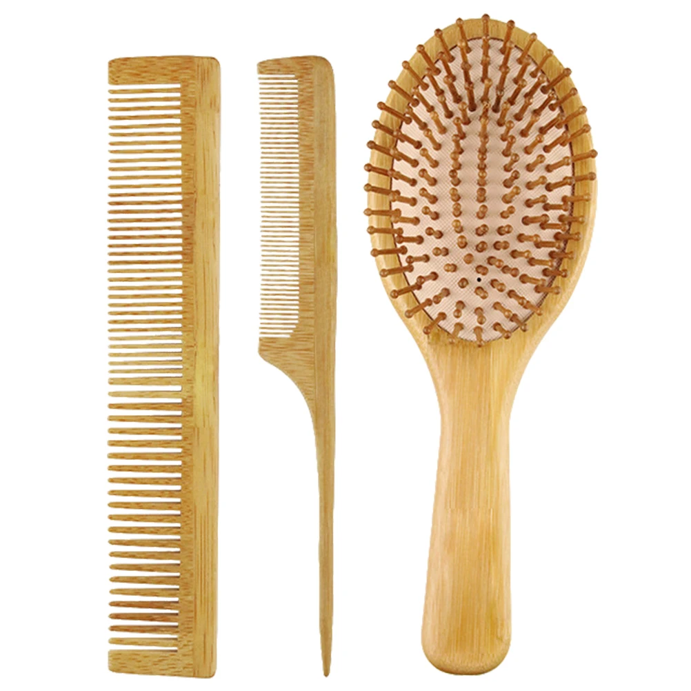 

Massage Comb Set Anti static Hairdressing Wide Tooth Care Accessory Blood Circulation Hair Comb Gift