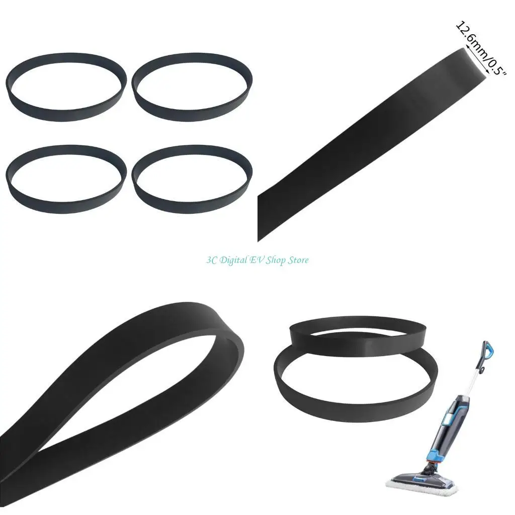 E74D Vacuum Drive Belts Rubber Replacement forBissell 1604895 Vacuum Cleaner