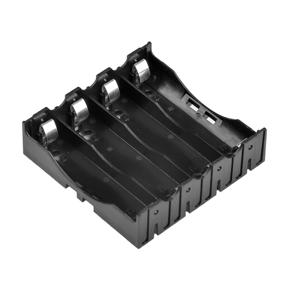 1Pcs 1 2 3 4 Slot ABS 18650 Power Bank Case 1X 2X 3X 4X 18650 lithium Battery Holder Storage Box Case Batteries Container