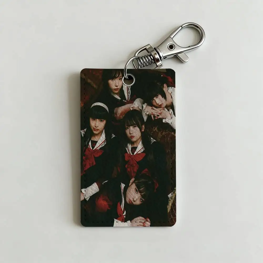 Cute P-Phantom S-Siita Card Holder Men And Womenn Universal Antirust Keychain Learther Access Drop Key Tag Ring