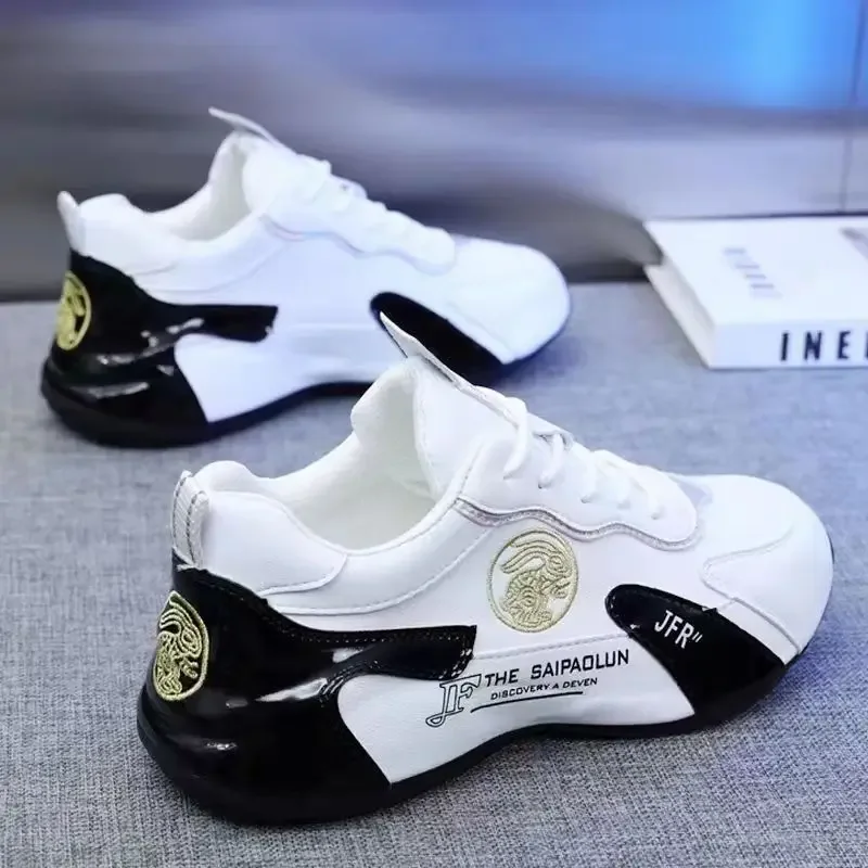 Spring 2024 New Men's and Women's Explosions All-match Pippen Height Increased White Shoes Ins Trendy Casual Sneakers