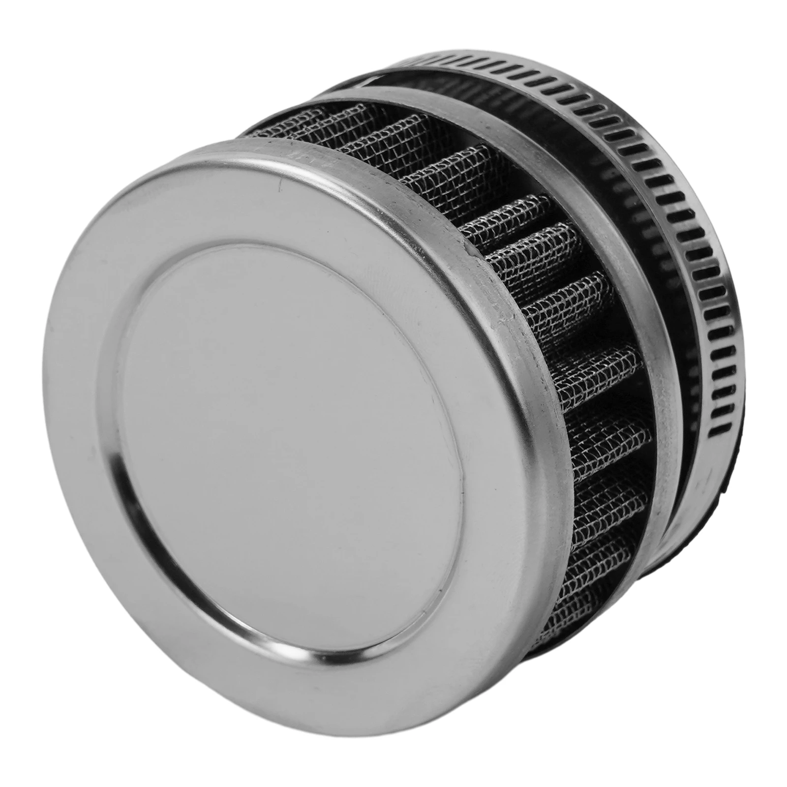 New Practical High Quality Garden Outdoor Office Air Filter 1 Pc Parts Accessories Black + Silver Round Tapered