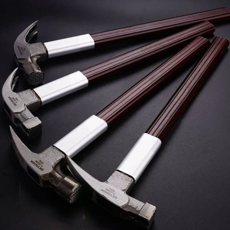 High-Hardness Insulated Claw Hammer Non-Slip Handle Multipurpose Hand Tool Construction Household Repair Woodworking Tool