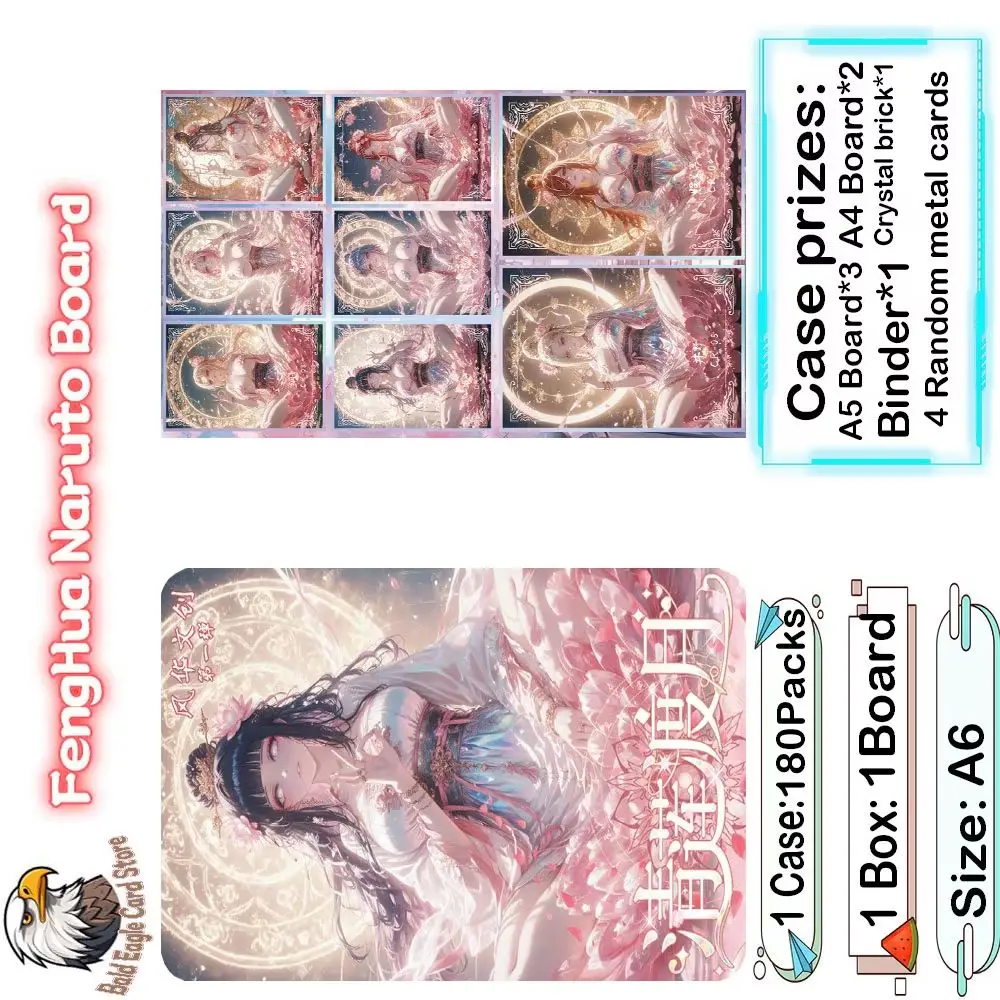 

Wholesale 2026 Naruto A6 Waifu Board Color Paper Anime Art Print Board Holiday Gift Set