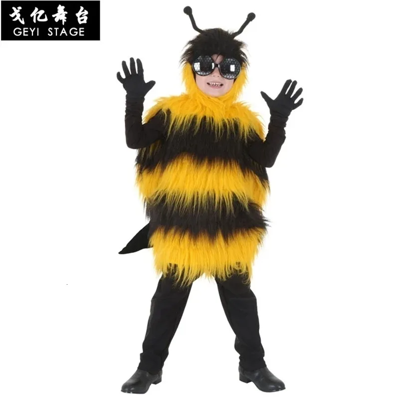 Inflatable Bumble Bee Costumes For Grown-up Halloween Women Dressed In Animal Cosplay Dress Purim Blowup Carnival Party