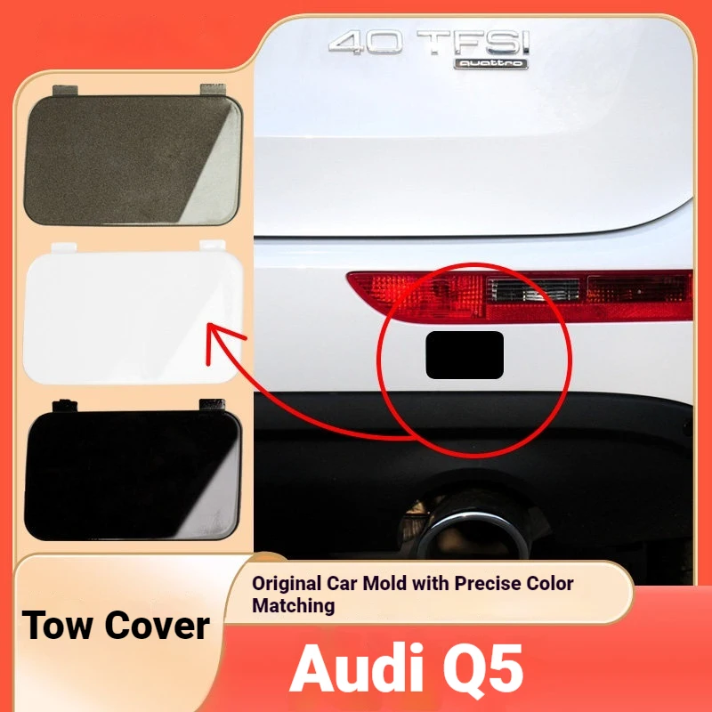 For Audi Q5 Rear Trailer Cover Q5 Rear Bumper Tow Hook Tow Hook Cover Trailer Hole Cover