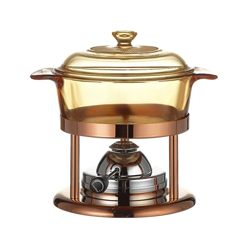 Stove Transparent Outdoor Picnic Stoves Portable Camping Integrated Hot Pot Stove