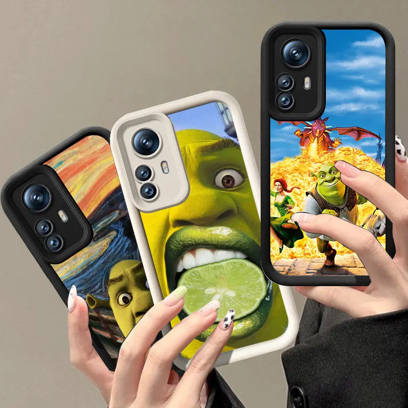 Funny S-ShrekS Phone Case For Xiaomi POCO X3 X4 NFC F3 GT M3 M4 M6 X5 Pro X6 5G C31 C65 F4 F5