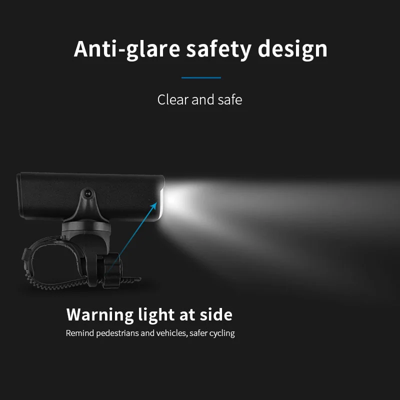 INBIKE Bike Lights Ultra-Bright Bicycle Front Headlight LED Light Lamp Rechargeable for Night Riding Cycling Bike Accessories