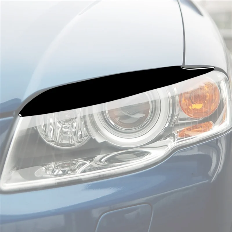 

A20K-2 Pcs Car Headlight Eyebrow Cover Headlight Eyebrow Strip Trim For A4 B7 S4 2006-2007 High Quality