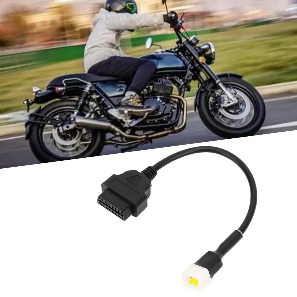 Professional ABS OBD2 Diagnostic Adapter Plug And Play Universal Engine Fault Detector 6 Pin to 16 Pin OBD2 Convertor Auto Shop