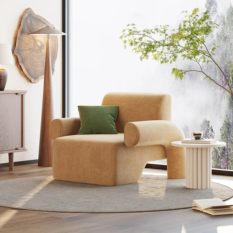 Leniwy fotel Krzesła do salonu Przebranie Mobilne krzesła dla dorosłych Nowoczesne designerskie krzesła Salon Nordic Fauteuil Salon Dekoracje wnętrz