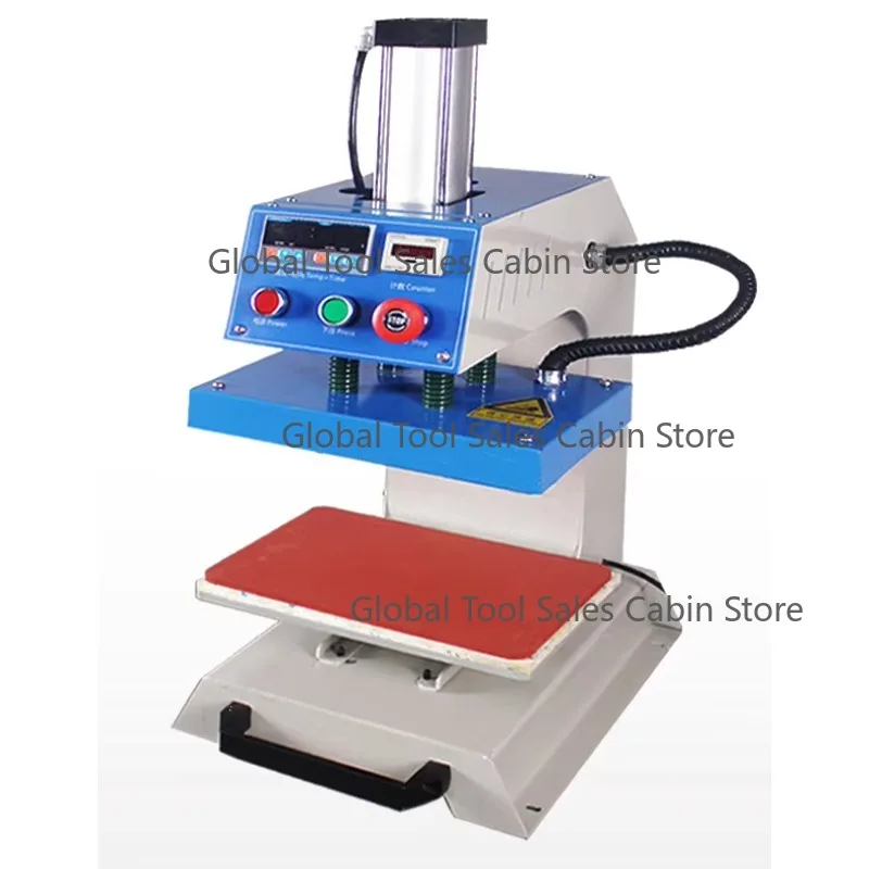

20*20CM Pneumatic Hot Stamping Machine logo Press Mark Machine Heat Transfer DIY Heat Press Machine