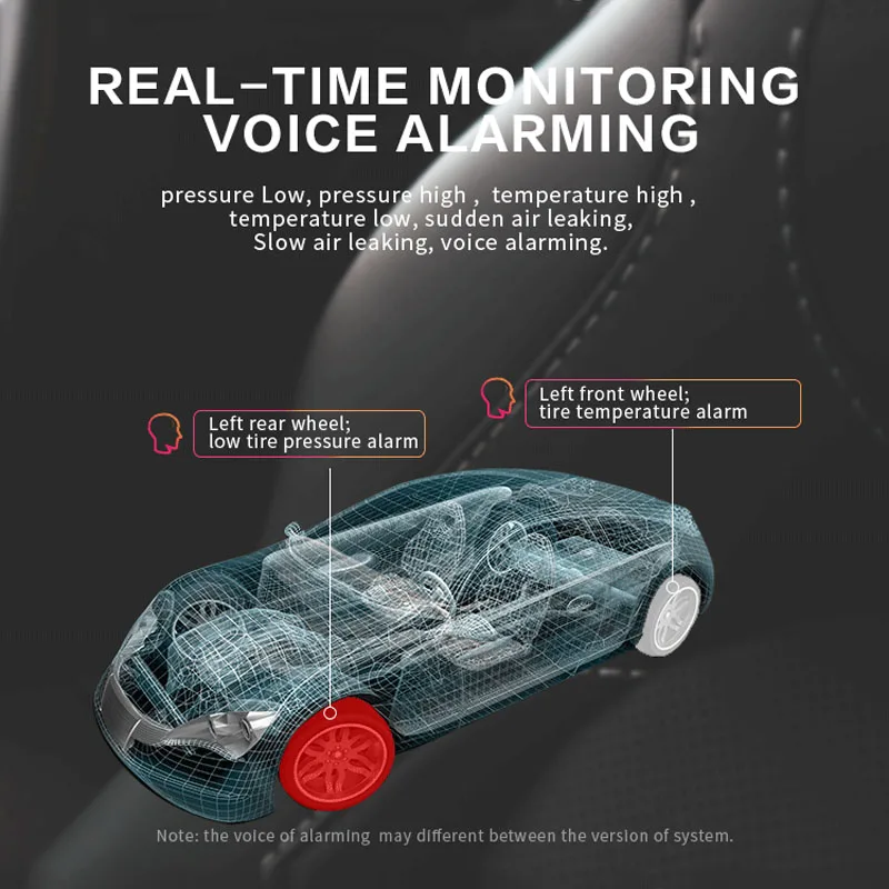 ボーストンタイヤ空気圧モニター,3V,タイヤ空気圧監視付き
