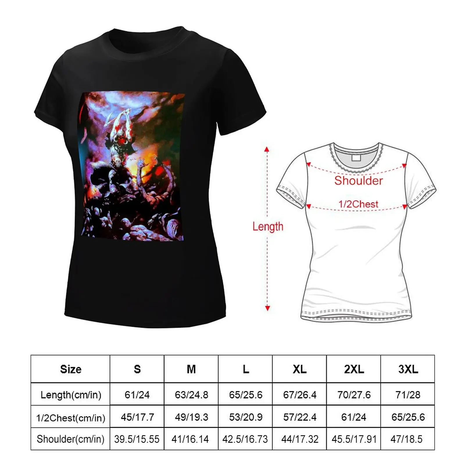 Death Dealer II neon T-Shirt female new edition animal print shirt for girls summer tops summer clothes for Women